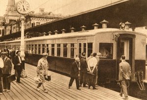 Elektrisk tog med flere enheder, Moskva, USSR, 1920