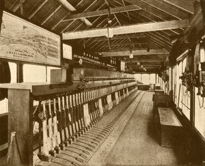 Elektromekanisk signalkabine ved Victoria, Southern Railway, 1930. af Unbekannt