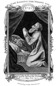 Elias opdrager enkens søn, c1808 af Unbekannt
