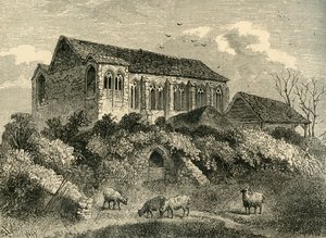 Eltham Palace i 1790, c1878. af Unbekannt