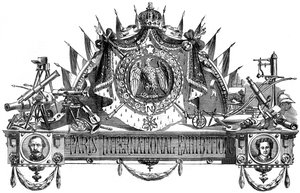 Emblem for Paris International Exhibition, 1867 af Unbekannt