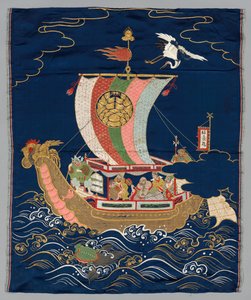 Broderet Fukusa, slutningen af 1800-tallet-begyndelsen af 1900-tallet. af Unbekannt