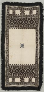 Broderet måtte eller en Paños de Ofrenda, 1800-tallet. af Unbekannt