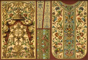 Broderi, lædertapet, guldsmedearbejde, 17., 18. og 19. århundrede, 1898. af Unbekannt