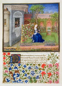 Emilia i hendes have, 1468 af Unbekannt