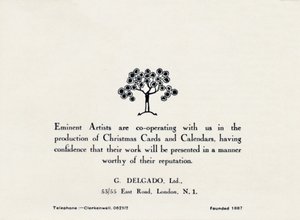 Fremtrædende kunstnere - G Delgado, Ltd., 1935 af Unbekannt