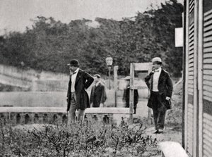 Kejser Napoleon III af Frankrig i eksil, Chislehurst, Kent, 1871-1873 af Unbekannt