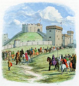 Kejserinde Matilda, datter og fordrevet arving efter Henry I af England, c1860 af Unbekannt