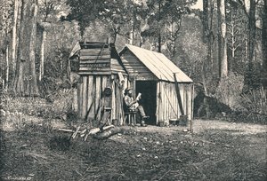 Lejr af australske Squatters, 1896 af Unbekannt