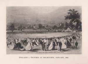 England mod Victoria i Melbourne, Australien, januar 1862 1912 af Unbekannt