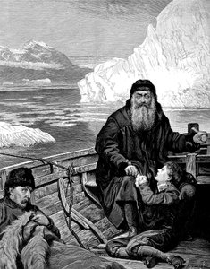 Engelsk navigatør Henry Hudson 1550-1611 på sin sidste rejse af Unbekannt