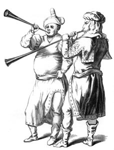 Engelske trompetister, 1375 1849 af Unbekannt