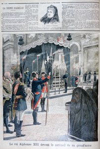 Begravelse af Isabella II af Spanien, klosteret El Escorial, 1904 af Unbekannt