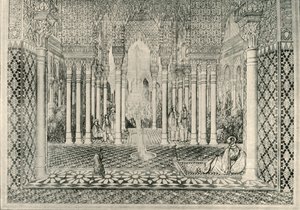 Indgang til Lions Court, 1800-tallet, 1907. af Unbekannt