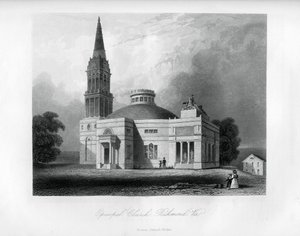 Episcopal Church, Richmond, Virginia, USA, 1855 af Unbekannt