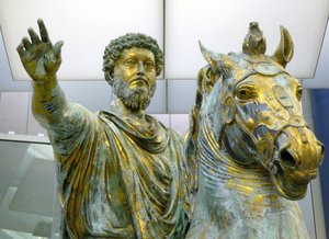 Rytterstatue af Marcus Aurelius, 161-180 af Unbekannt