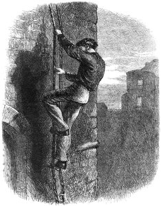 Escape of Confederate General John Hunt Morgan, 1863 c1880 af Unbekannt