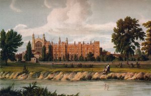 Eton College fra floden, 1911, 1914. af Unbekannt