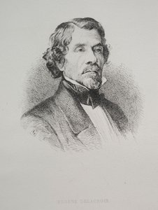 Eugene Delacroix, 1800-tallet. af Unbekannt