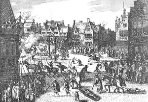 Henrettelse af de sammensvorne af krudtplanen i 1606, 1795 1897 af Unbekannt