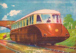Express Diesel Engine Rail Car, G.W.R., 1940 af Unbekannt
