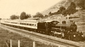 Express Train, Bombay, Baroda og Central India Railway, 1930. af Unbekannt