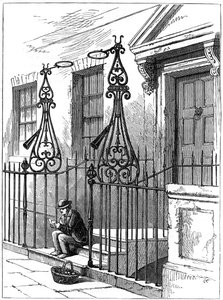 Slukkere på Berkeley Square, London, 1891 af Unbekannt