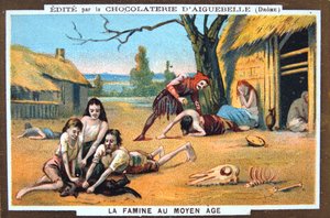 Hungersnød i middelalderen, 1800-tallet af Unbekannt