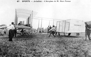Farman biplan nr. 1, c1912 af Unbekannt