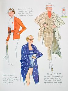Modeillustration, 1935 af Unbekannt