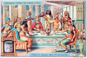 Fest på Faraonernes tid, det gamle Egypten, c1900 af Unbekannt