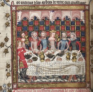 Fest i Oxford En cyklus af Alexander-romantikker, ca 1400 af Unbekannt