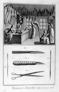 Fjer-kommode, 1751-1777 af Unbekannt