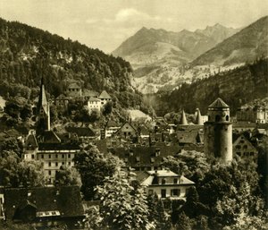 Feldkirch, Vorarlberg, Østrig, c1935. af Unbekannt
