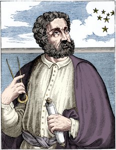 Ferdinand Magellan c1480-c1521, portugisisk navigatør. af Unbekannt