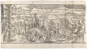 Festival of the New Moon fra frisen Ces Moeurs et fachons de faire de Turcz Customs ..., 1553. af Unbekannt