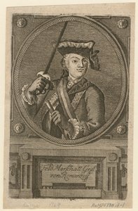 Feltmarskal grev Pyotr Alexandrovich Rumyantsev-Zadunaisky, 1770 af Unbekannt
