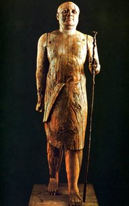 Figurstatue, Egypten, 5. dynasti af Unbekannt