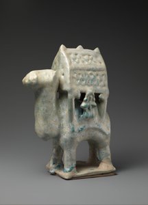 Figur i form af en kamel, der bærer en Palanquin og to ryttere, 12.-begyndelsen af det 13. århundrede. af Unbekannt