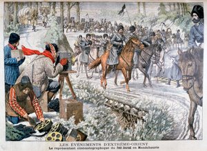 Optagelser i Manchuriet under den russisk-japanske krig, 1904 af Unbekannt