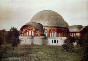 Første Goetheanum, sydfra forfra, Dornach, Schweiz, 1922 af Unbekannt