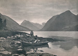Fjaerlandsfjord, 1914. af Unbekannt