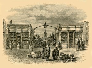 Fleet Market, c1872. af Unbekannt