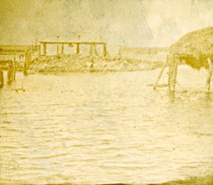 Flood, Ramskapelle, Belgien, c1914-c1918 af Unbekannt