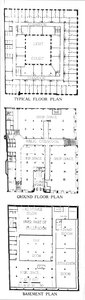 Plantegning, SW Straus & Co Building, Chicago, Illinois, 1924 af Unbekannt