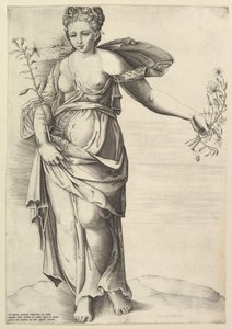 Flora, ca. 1560-70. af Unbekannt