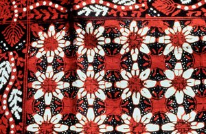 Blomsterdesign, Indonesien, det 20. århundrede af Unbekannt