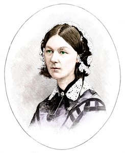 Florence Nightingale 1820-1910, britisk sygeplejerske af Unbekannt