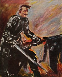 Florian Geyer + 1525. - Maleri af L. Corinth, 1934. af Unbekannt