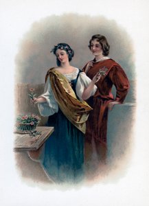 Florizel og Perdita, 1891 af Unbekannt